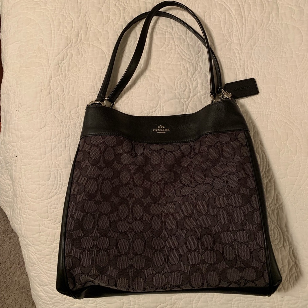 Coach Purse - Charcoal Gray